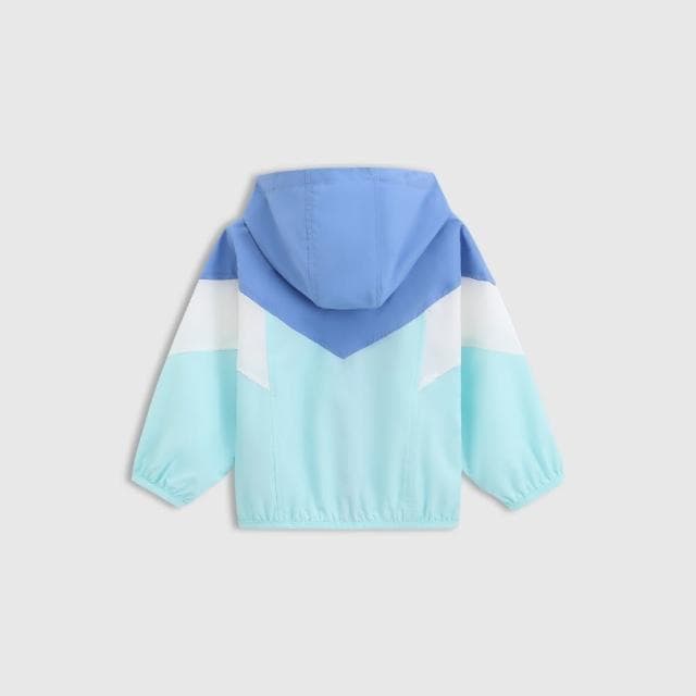 【GAP】兒童裝 Logo印花連帽外套-藍色(675574)