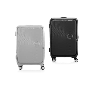 【AMERICAN TOURISTER 美國旅行者】28吋 CURIO 前開式/上掀式可擴充大容量輕量PP避震輪行李箱(多色可選)