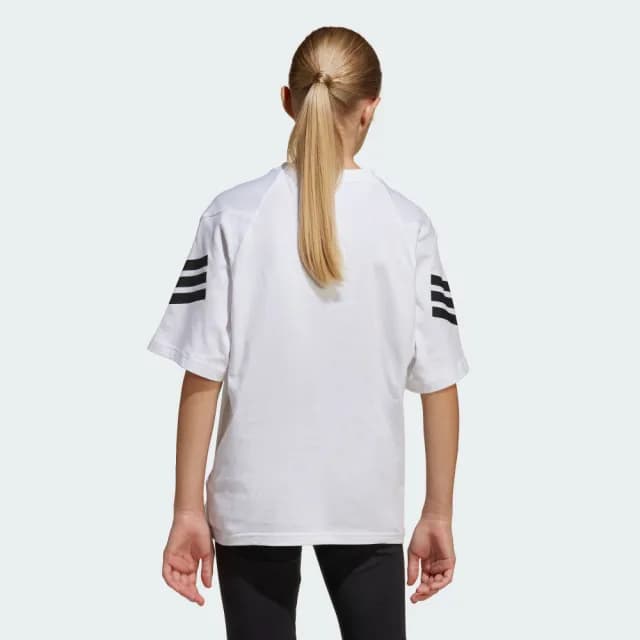 【adidas 愛迪達】FUTURE ICONS 3-STRIPES 短袖上衣 T恤 童裝 JN8088