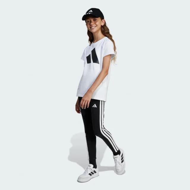 【adidas 愛迪達】ESSENTIALS 短袖上衣 T恤 童裝 JC9627