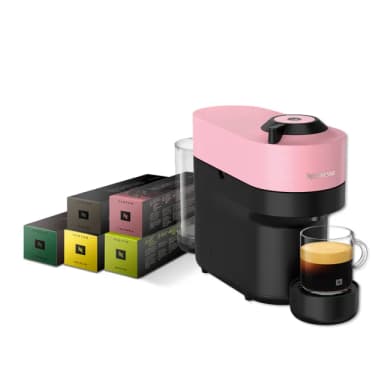 【Nespresso】臻選厚萃Vertuo POP膠囊咖啡機(晨間美式50顆組/送禮/入厝/義式)
