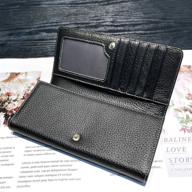 【LEESA】雙11 長夾\長款錢包\錢包\皮夾\大容量錢夾\多卡位卡包\牛皮錢包\招