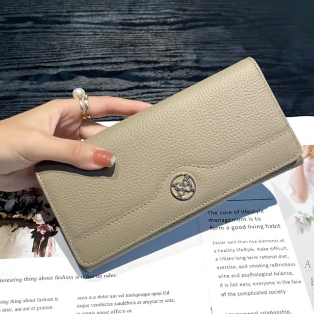 【LEESA】雙11 長夾\長款錢包\錢包\皮夾\大容量錢夾\多卡位卡包\牛皮錢包\招