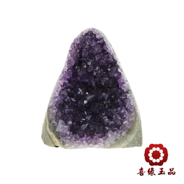 【喜緣玉品】88父親節禮物★烏拉圭紫晶鎮300g以上隨機出貨(淨化能量/招財納福)