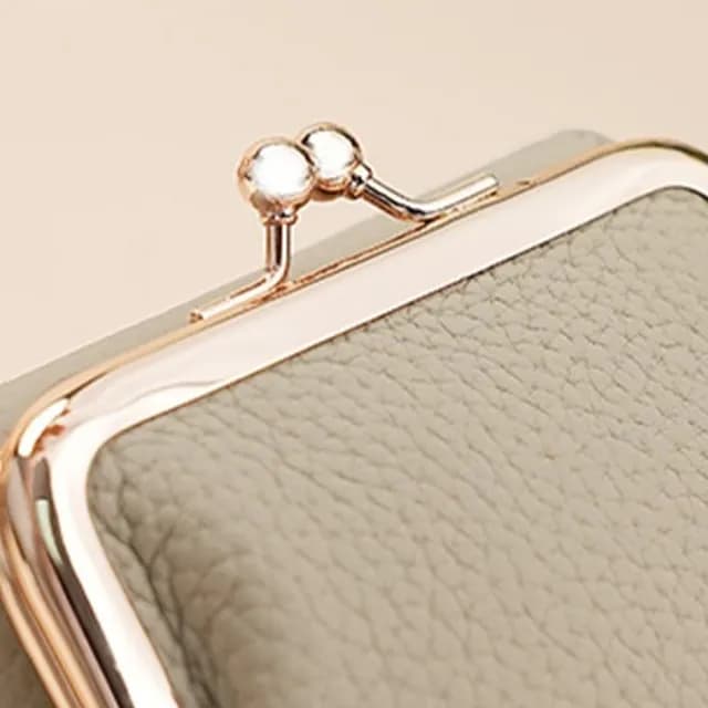 【LEESA】雙11 口金包\短夾女\零錢包\皮夾\口金包\錢包\日式錢包\三折短夾\