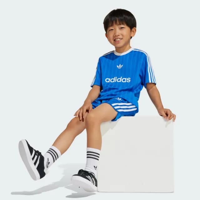 【adidas 愛迪達】運動套裝 童裝 - Originals JC9167