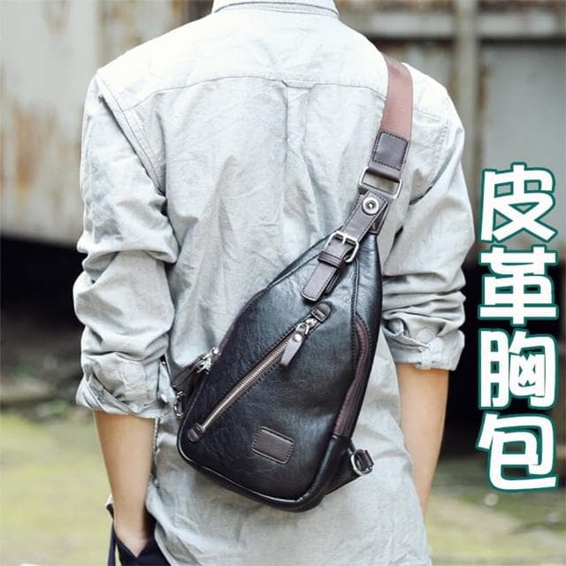 【MoonDy】男生包包 包包男 胸包 胸包男 後背包 騎車包 騎士包包 男友禮物 日系包包 防水胸包