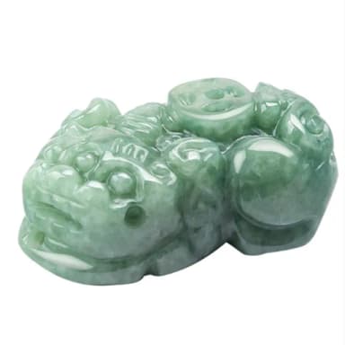 【Penny珮妮】A貨翡翠小貔貅吊墜項鍊(母親節 父親節 生日禮物 交換禮物 送女友 尾牙 新年 結婚)