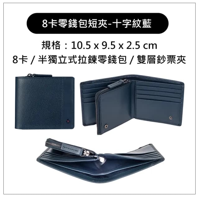 【MONDAINE 瑞士國鐵】x Knirps德國紅點 聯合品牌 送禮 經典拉鍊零錢牛皮短夾 皮夾 男夾(多款任選)