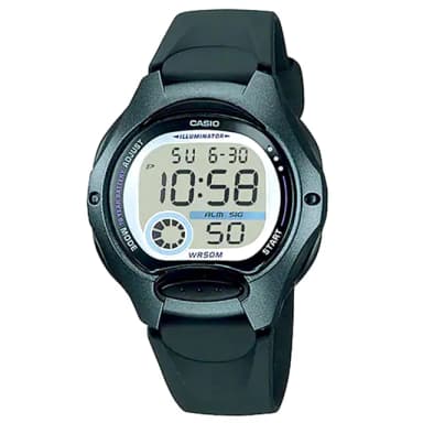 【CASIO 卡西歐】LW-200-1B 多功能色彩 兒童電子錶(學生最愛 防水50米 錶徑約3.49公分)