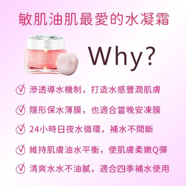 【Starnic 星采保養品】輕透醒膚水凝霜(50ml)