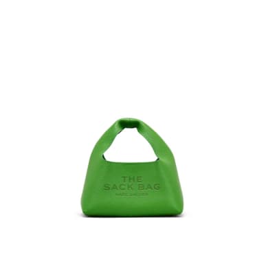 【MARC JACOBS】官方直營 The Sack 迷你綠皮革手袋