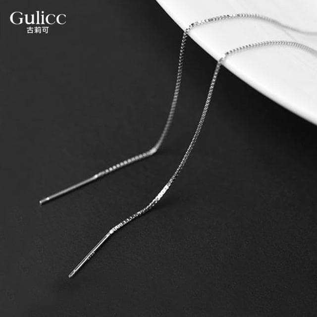 【Golicc】耳線 簡約線條耳環(618 七夕 情人節 生日 飾品 耳釘 耳飾 耳墜 禮物)