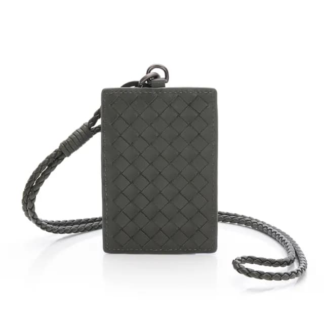 【Urban & Chic】情人節禮物 質感真皮包包 編織掛繩證件 識別證 掛帶 票卡夾 悠遊卡套(多色任選)