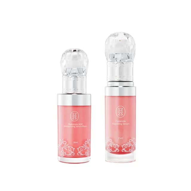 【Starnic 星采保養品】粉紅水潤咕溜閨蜜組(小菁粹&水潤透白精華液)
