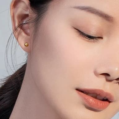 【LEEHER】母親節禮物 女生/飾品/耳環/925純銀/圓球/耳釘/小耳環/防過敏耳環/純銀耳環/925銀針/耳飾/簡約/ 