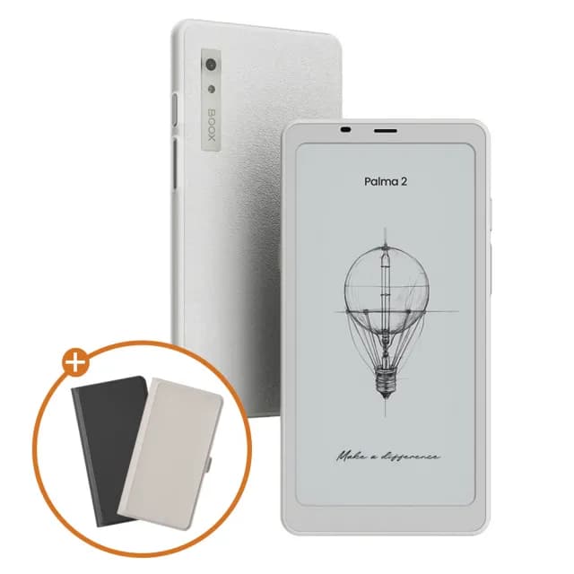【BOOX 文石】Palma2 6.13 吋電子閱讀器(翻蓋皮套組)