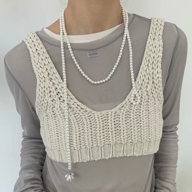 【KT DADA】情人節禮物 耳環 耳夾耳環 飾品 花朵 串珠 珍珠 耳環 項鍊 女生耳環 項鍊女 垂墜耳環 韓風 珍珠