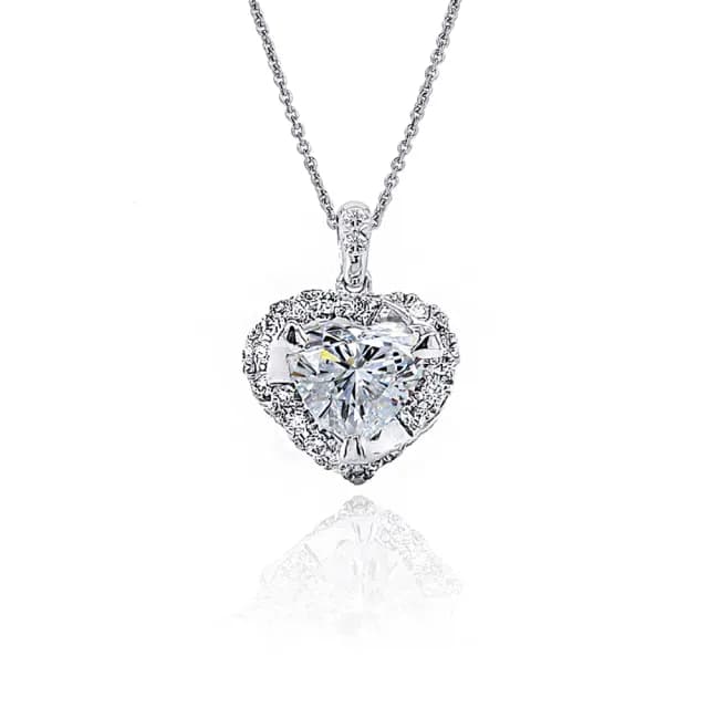 【CTJ】歡慶雙11!1克拉 D VVS2 18K金 心形 天然鑽 鑽石項鍊(鑽石閃耀時刻 只為摯愛的妳)
