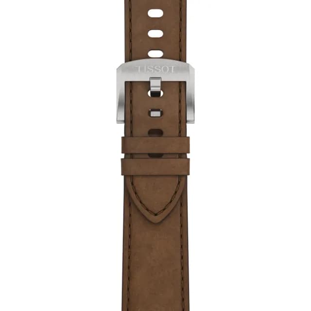 【TISSOT 天梭 官方授權】PRC 100 Solar T151.422.16.031.00 太陽能皮帶手錶-銀 送禮 推薦(T1514221603100)