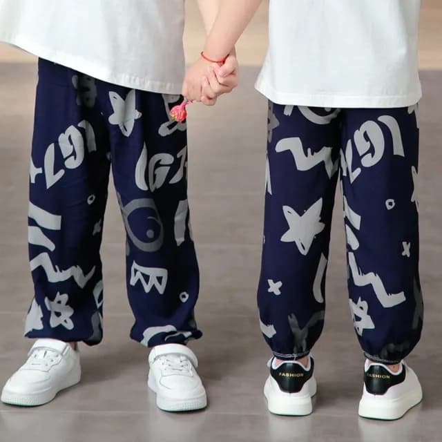 【Baby 童衣】親子裝 涼感透氣防蚊褲 薄長褲 88114(共５款)
