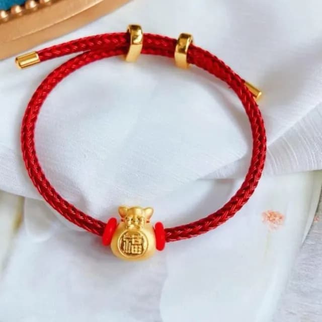 【Penny珮妮】999黃金迷你福袋手鍊手繩(母親節 交換禮物 送女友 生日禮物 情人節 尾牙 新年禮物 結婚送禮)