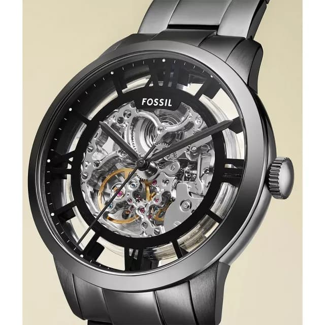 【FOSSIL】Townsman 爵士鏤空機械錶 男錶 手錶-44mm 禮物 送禮 推薦(ME3268)