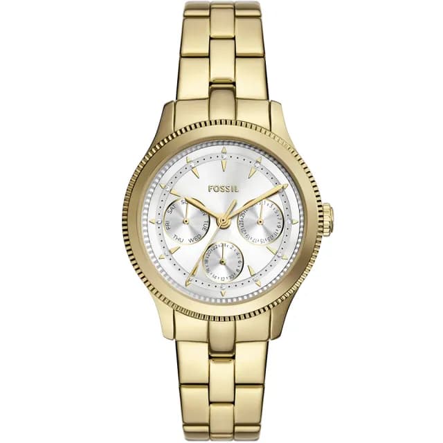 【FOSSIL】Brynn 時尚三眼多功能女錶 手錶 禮物 送禮 推薦-38mm(BQ3994)