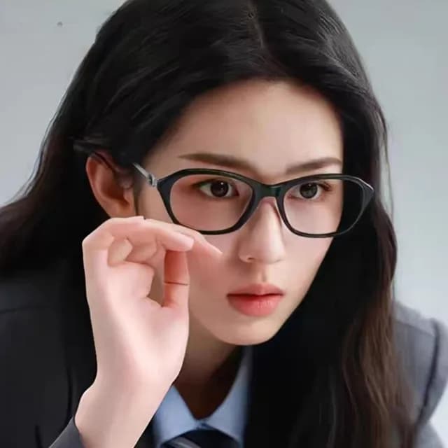 【LEEHER】情人節禮物 眼鏡/貓眼眼鏡/方圓框眼鏡/復古眼鏡/素顏眼鏡/男女適用/金屬眼鏡架/眼鏡框/小臉神器/