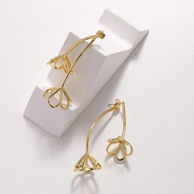【LEESA】純銀耳環\飾品\耳飾\女生耳環\法式耳環\大耳環\復古\耳環夾式\耳釘\s925純銀針\耳釘\