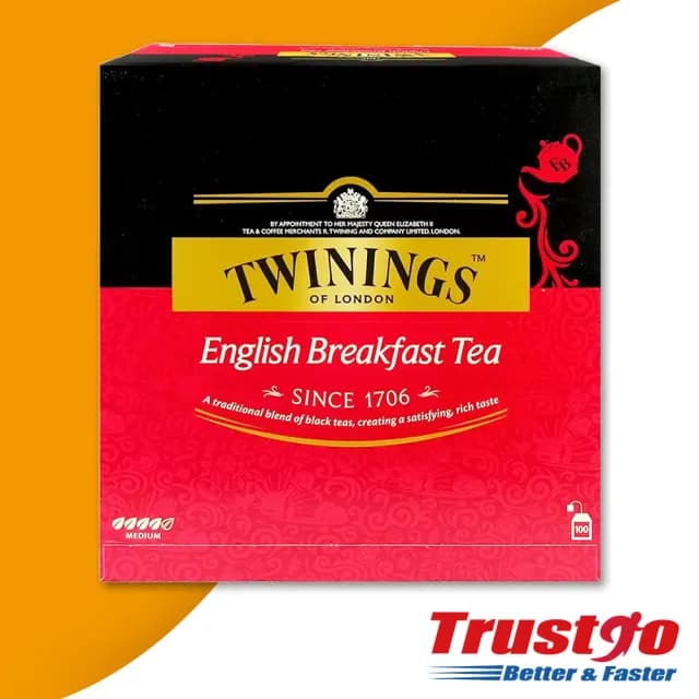【美式賣場】Twinings 唐寧茶 英倫早餐茶(2gx100入x1盒)