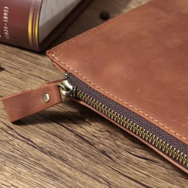 【LEESA】情人節禮物 大錢包\商務手拿包\真皮包包\男生包包\牛皮手拿包\檔案包\商務手拎包\包包\手拿包男\