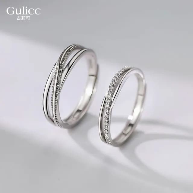 【Golicc】對戒 千言萬語 情侶戒(七夕 情人節 生日 造型戒 食指戒 尾戒 禮物)