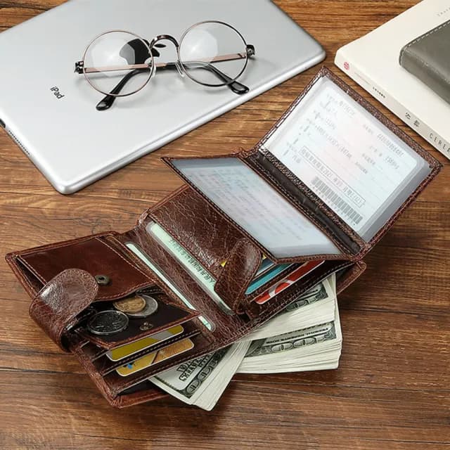 【LEEHER】雙11 短夾/兩折錢包/復古錢包/零錢包/大容量錢包/錢夾/錢包/短夾/