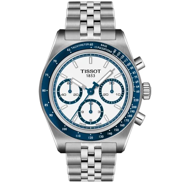 【TISSOT 天梭】PRS516 CHRONOGRAPH 計時機械腕錶 畢業禮物 送禮 推薦(T1494621101100)