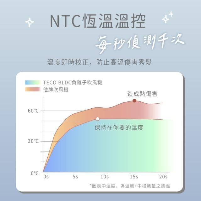 【TECO 東元】BLDC專業負離子吹風機(XYFXZ003)
