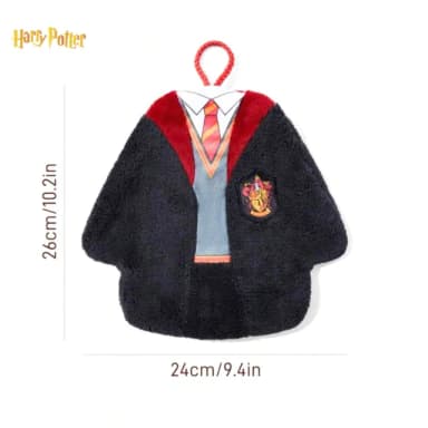 【Harry Potter 哈利波特】正版哈利波特葛來分多學校長袍造型擦手巾毛巾(閨蜜女友男友兒童交換聖誕禮物)