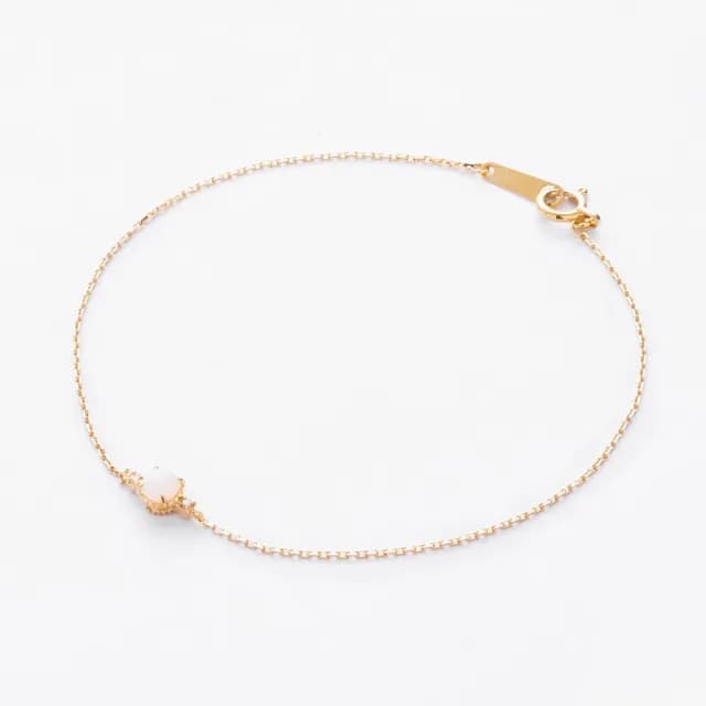 【agete】10K蛋白石手鍊