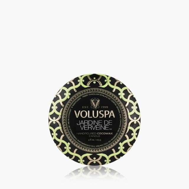 【VOLUSPA】日式庭園系列 馬鞭草花園 迷你鐵盒 4oz/113g(Japonica JARDIN DE VERVEINE)