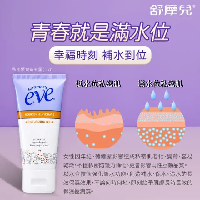 即期品【Summer’s Eve 舒摩兒】私密緊實青春露-超值2入(私密保養 7天緊潤有感)