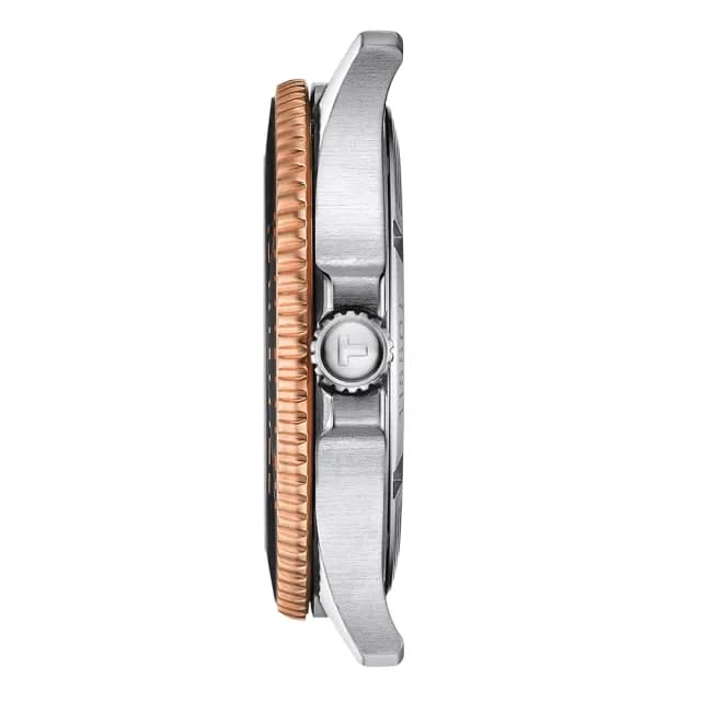 【TISSOT 天梭 官方授權】海洋之星300米潛水錶 對錶 情侶手錶 禮物(T1204102205101+T1202102205101)