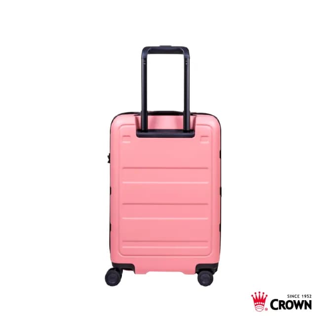 【CROWN 皇冠】新 26吋 拉鍊拉桿箱 行李箱 旅行箱(霧面/超輕量)