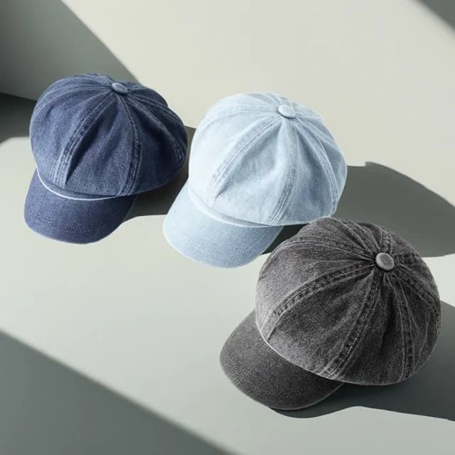【紐約精品】父親節禮物 報童帽鴨舌帽畫家帽(復古牛仔八角帽遮陽帽男女帽子3色a1je54)