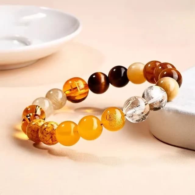 【MoonDy】雙11 手鍊 五行手鍊 金木水火土 水晶手鍊 天然水晶 五行圓滿 多寶水晶 男女適用 瑪瑙