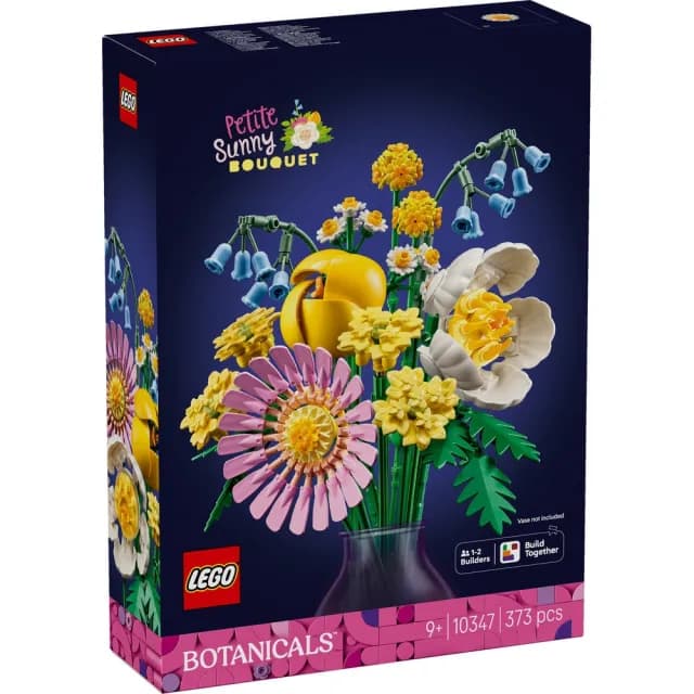 【LEGO 樂高】Botanicals 10313 野花花束 & 10347 燦爛小花束 2入組(居家擺飾 禮物 花藝 手工藝 母親節禮物
