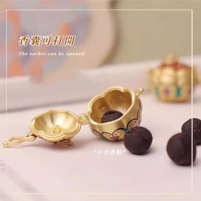 【隨處流香】琺瑯滴釉香囊球手鏈(手飾 飾品 手環 開運、磁場、正能量)