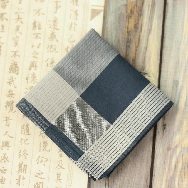 【巴黎精品】現貨出清 不退換 手帕禮盒純棉方巾 單入(商務吸汗多彩細膩父親節生日禮物男配件15款p1ae2)