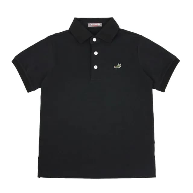 【Crocodile Junior 小鱷魚童裝】『小鱷魚童裝』素面刺繡LOGO POLO衫(產品編號 : U67103-09 小碼款)