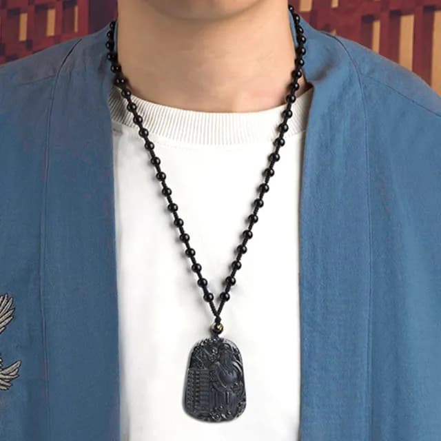 【LEESA】情人節禮物 翡翠項鍊\飾品\墨翠\算盤\財神\玉石\開運項鍊\佛像鍊\吊墜\掛件\發財\招財納福\財神爺