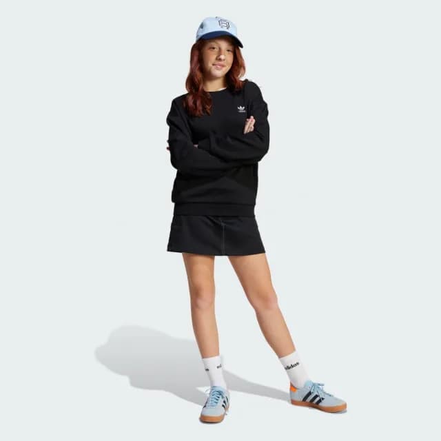 【adidas 愛迪達】運動短裙 童裝 - Originals JC7317